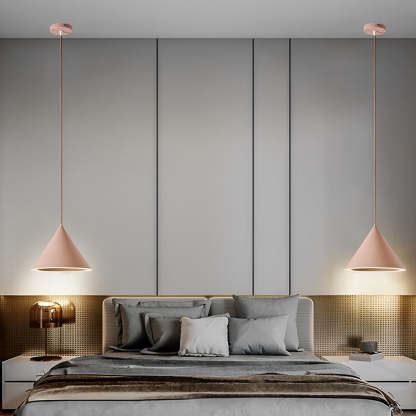 Minimalist Conical LED Macaron Nordic Kitchen Island Pendant