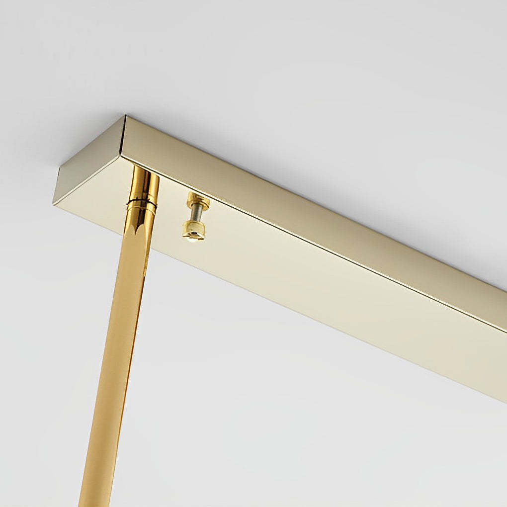 3-Step Dimming Crystal Strip Postmodern Chandelier