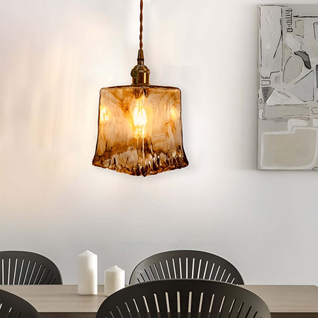 Metal Glass LED Nordic Island Pendant