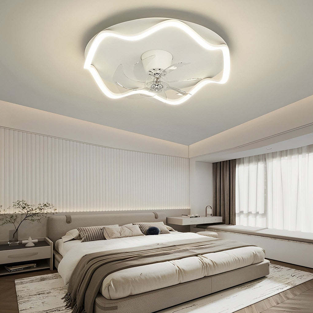 Ring Mute 360° Stepless Dimming LED Bladeless Fan