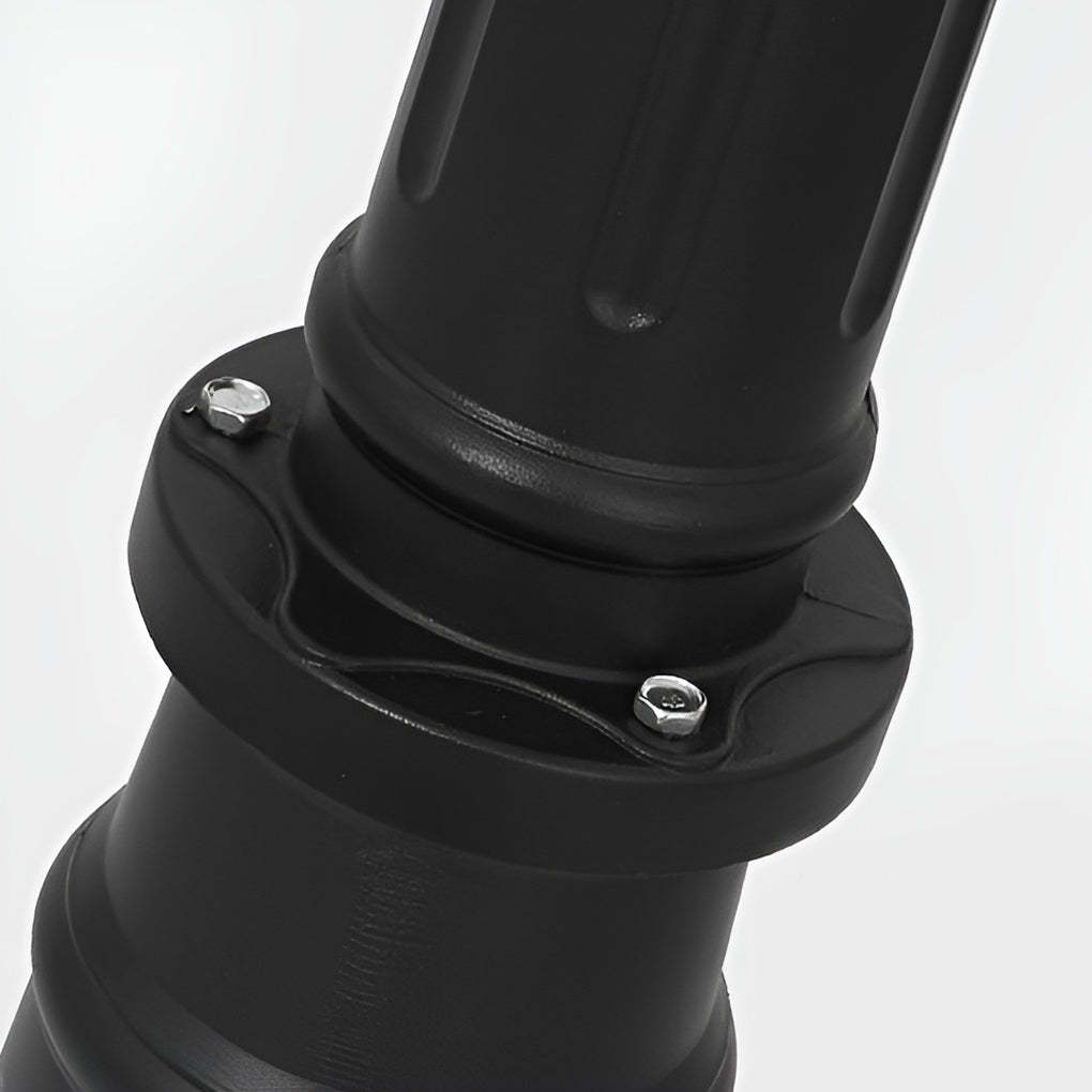 3 Lights Waterproof Black Modern Outdoor Post Lights Public Lighting-Lighom