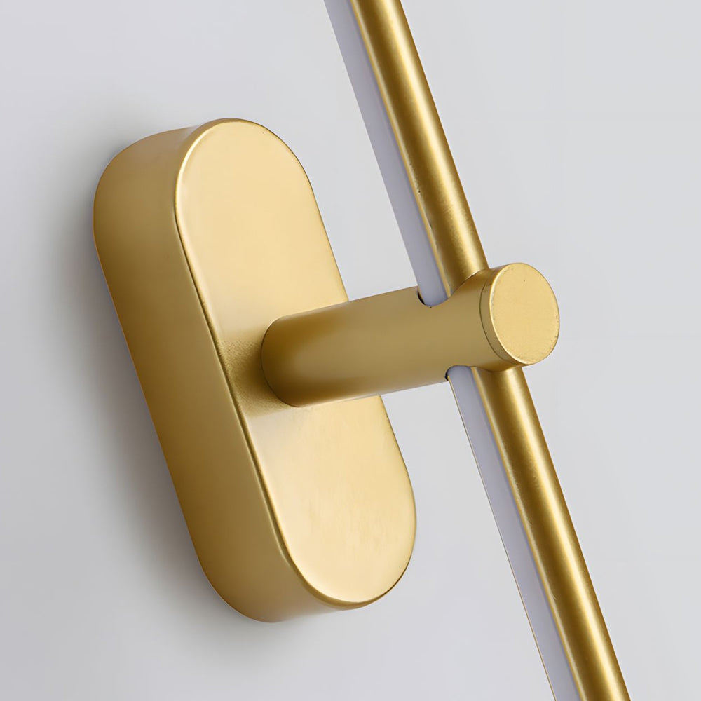 Ultra-Slim Cylindrical LED Bathroom Vanity Light with Indirect Lighting, 26.8''/38.6''/50.4''-Lighom