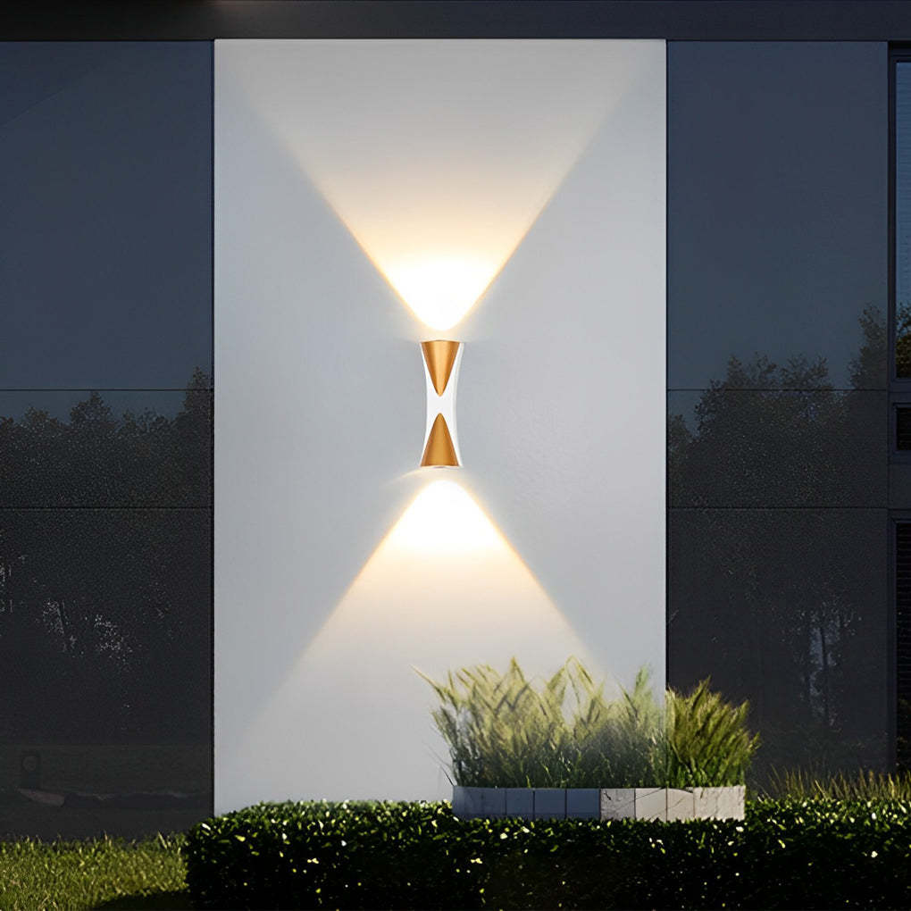 Creative Up and Down Lights LED Waterproof Modern Outdoor Wall Lamp-Lighom