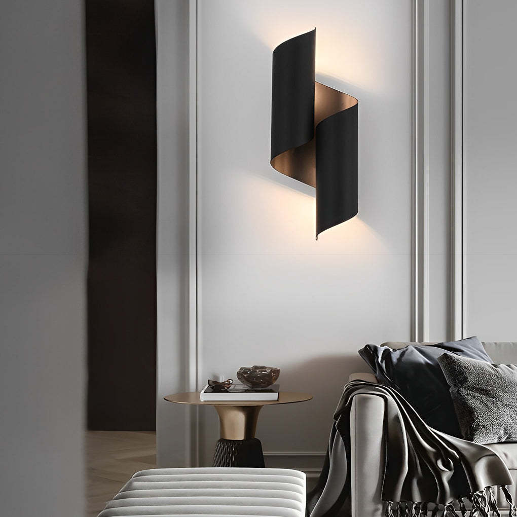 2pcs Symmetrical Creative Up And Down Lighting Modern Wall Light Fixture-Lighom