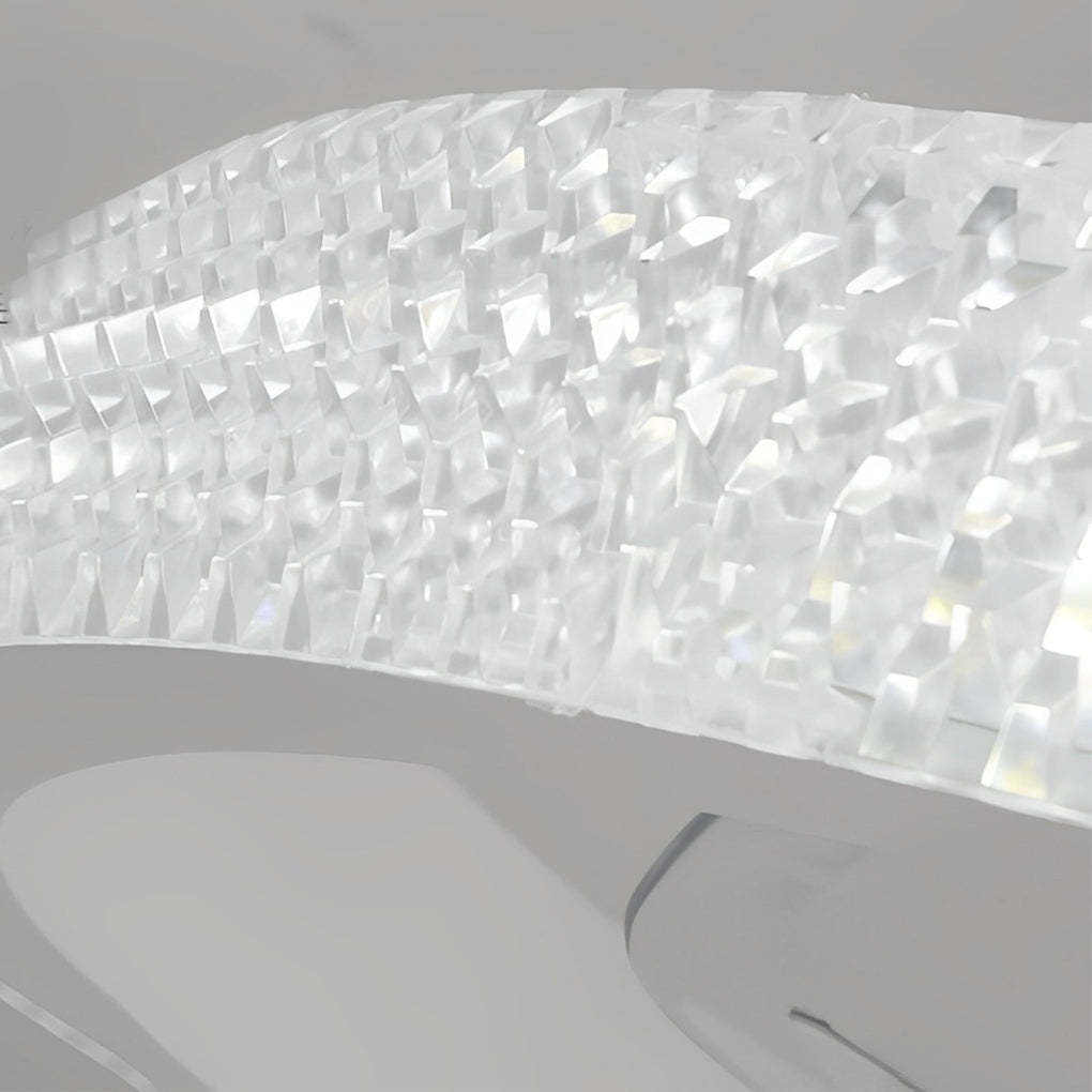 Round Inverter Mute LED Dimmable Bladeless Ceiling Fan
