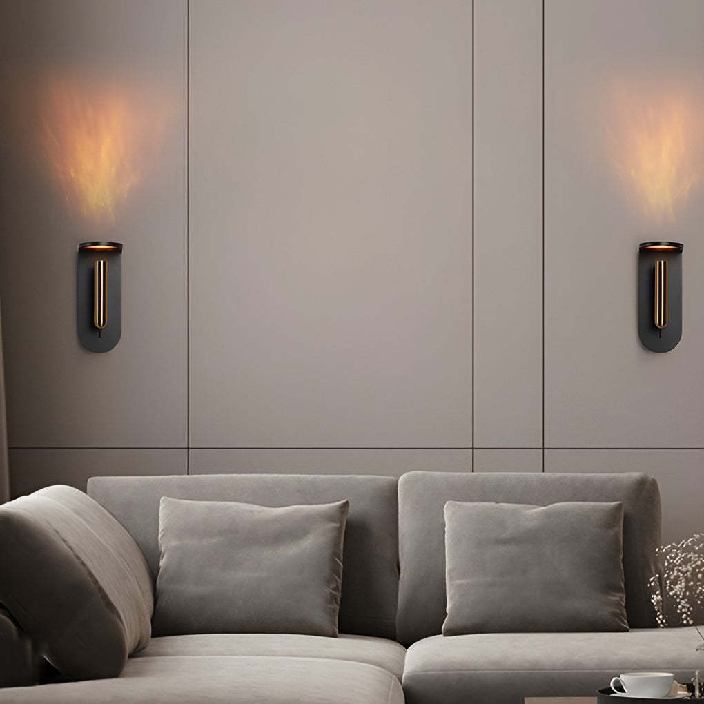Creative 3W LED Flame Effect Light Nordic Wall Lamp Wall Sconce Lighting-Lighom