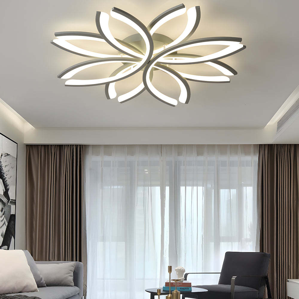 Flower-Shaped Flush Mount Ceiling Light
