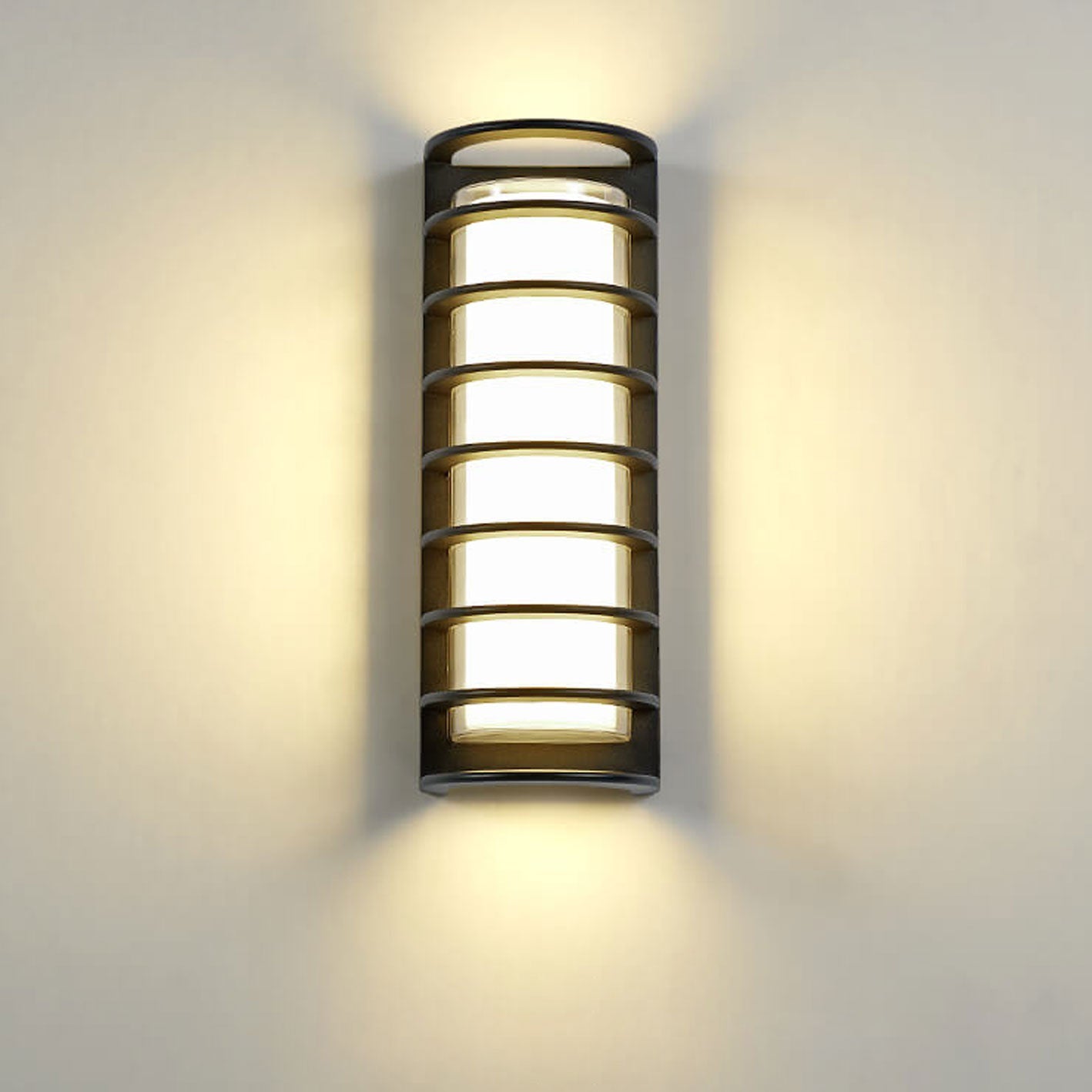 Modern Outdoor Column LED Garden Wall Sconce