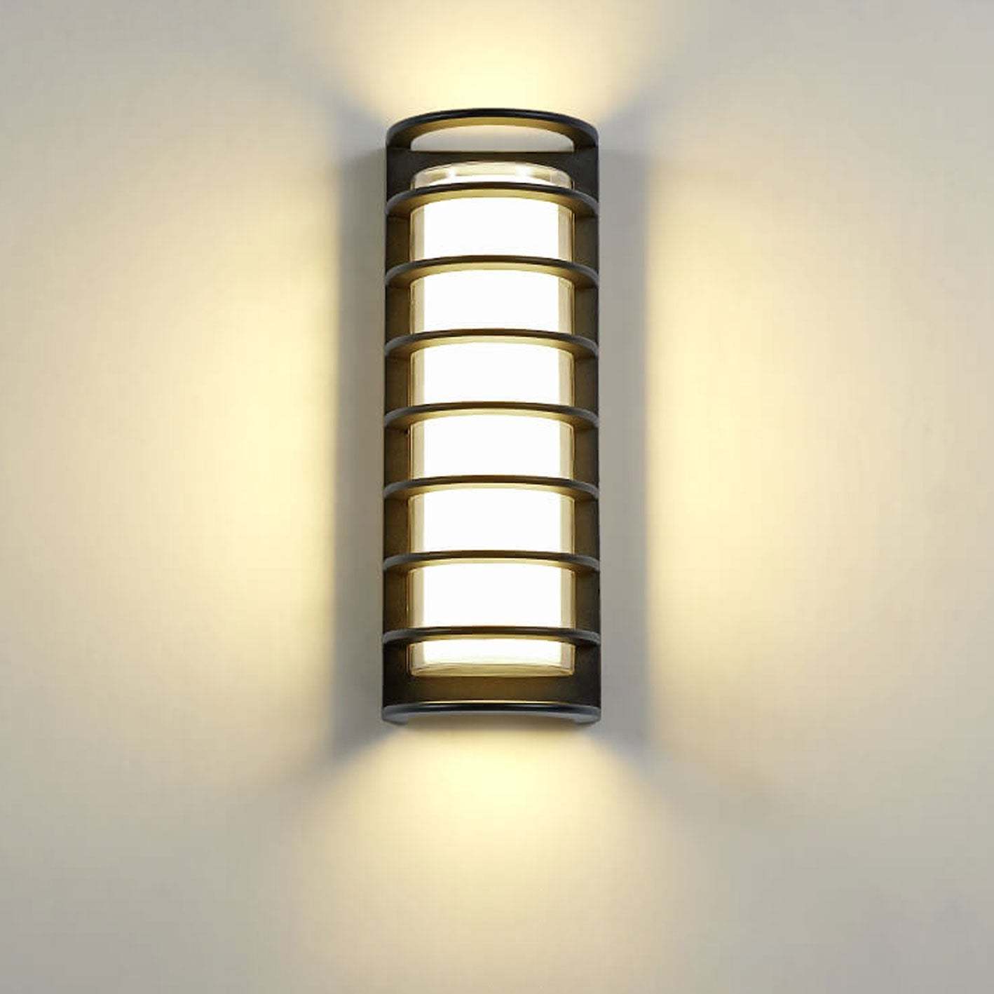 Modern Outdoor Column LED Garden Wall Sconce