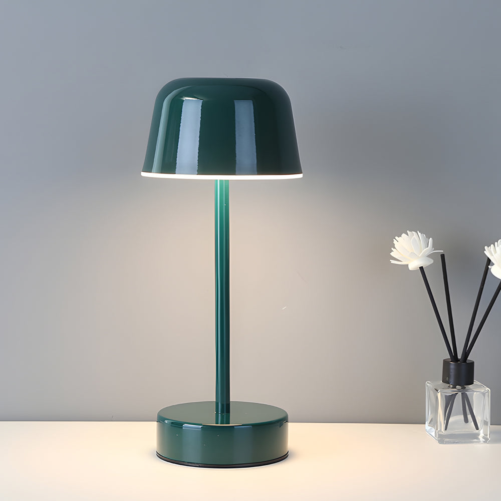 Tunable Metal Finish Table Lamp in Hat-style-Lighom