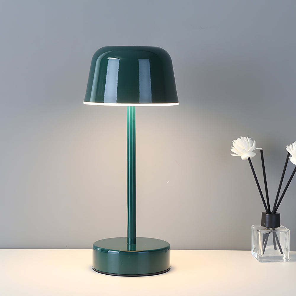 Tunable Metal Finish Table Lamp in Hat-style-Lighom