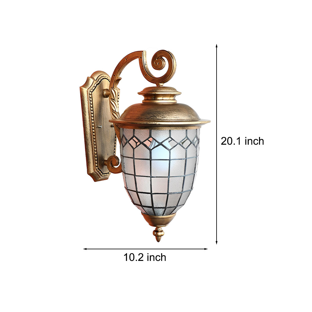 Waterproof Minimalist Elegant Vintage European Style Outdoor Wall Lights-Lighom