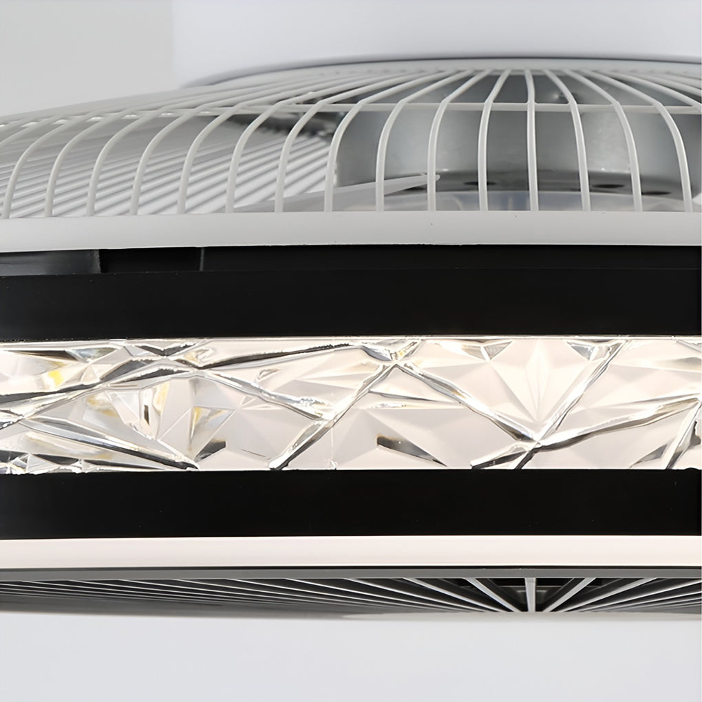 Nordic Minimalist Stepless Dimming Bladeless Ceiling Fan