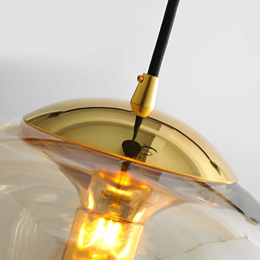 Retro Glass LED Modern Pendant