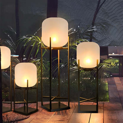 Lantern LED Outdoor Floor Lamp-Lighom