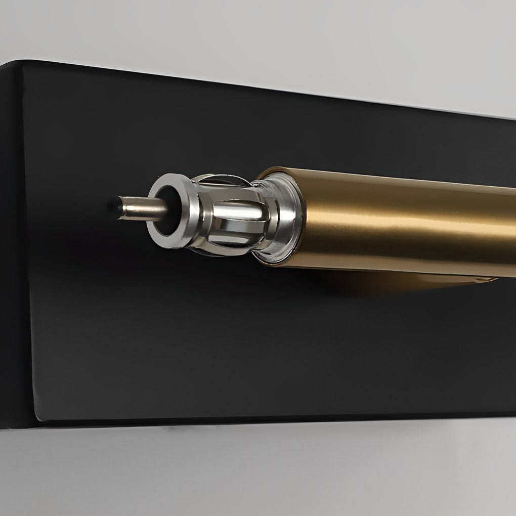 23.6''/39.4'' Black and Gold Linear LED Bathroom Vanity Light Bar-Lighom