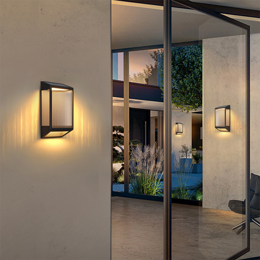 Stylish Vertical Ripped Acrylic LED Wall Lamp Waterproof & Modern Wall Lighting-Lighom