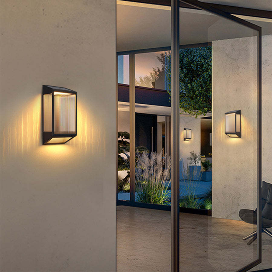 Stylish Vertical Ripped Acrylic LED Wall Lamp Waterproof & Modern Wall Lighting-Lighom