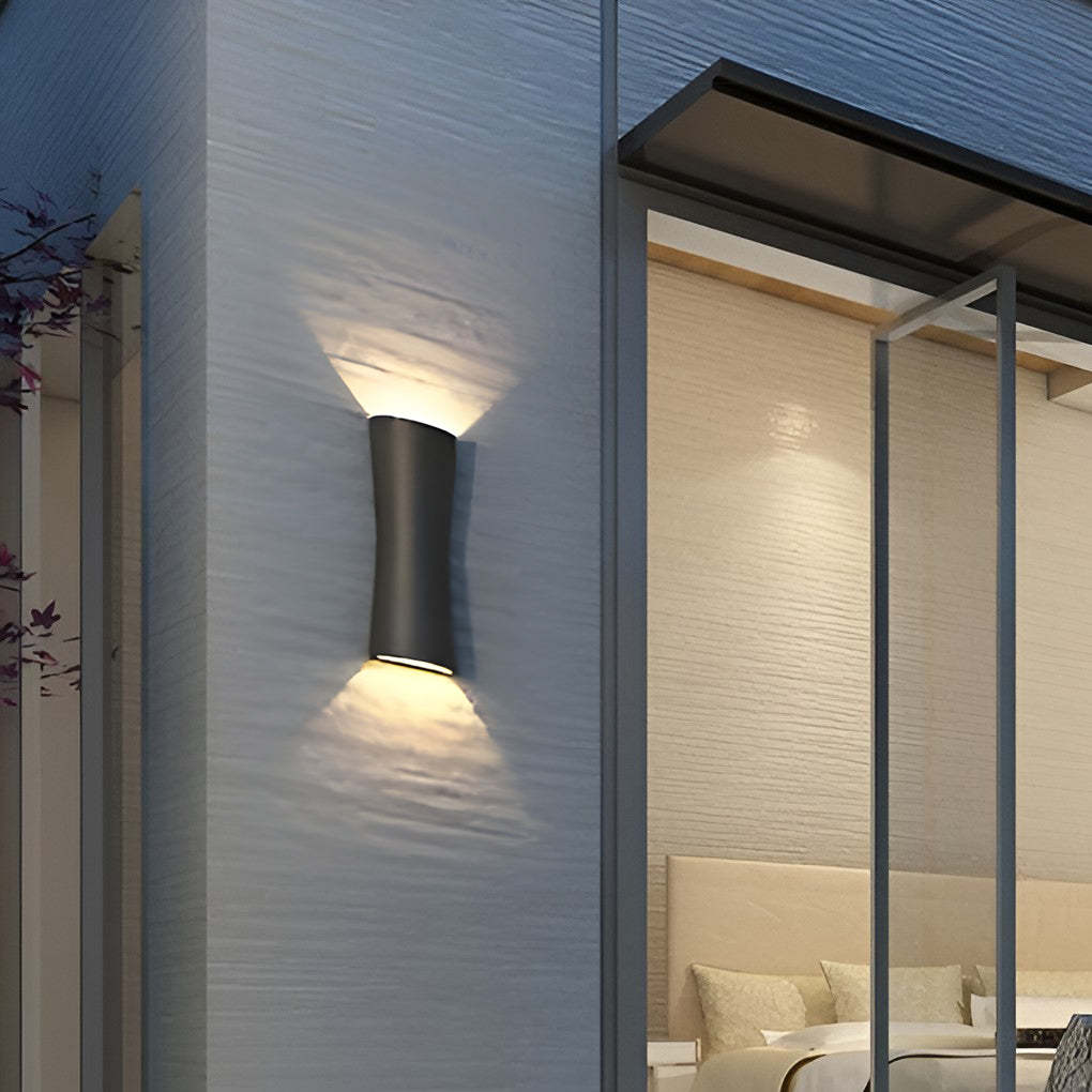 Waterproof LED Up and Down Lights Modern Wall Lamp Wall Washer Light-Lighom
