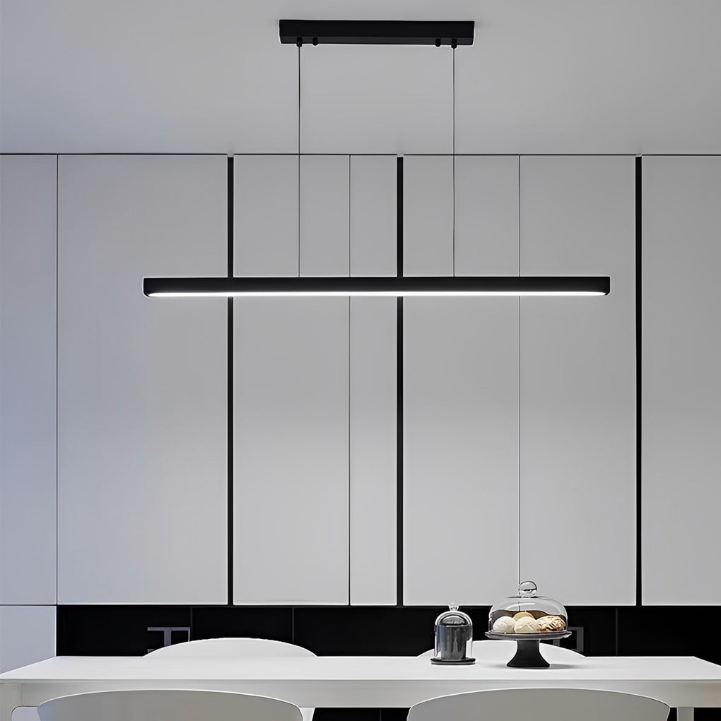 Minimalist Strip Stepless Dimming Black Modern - Cw