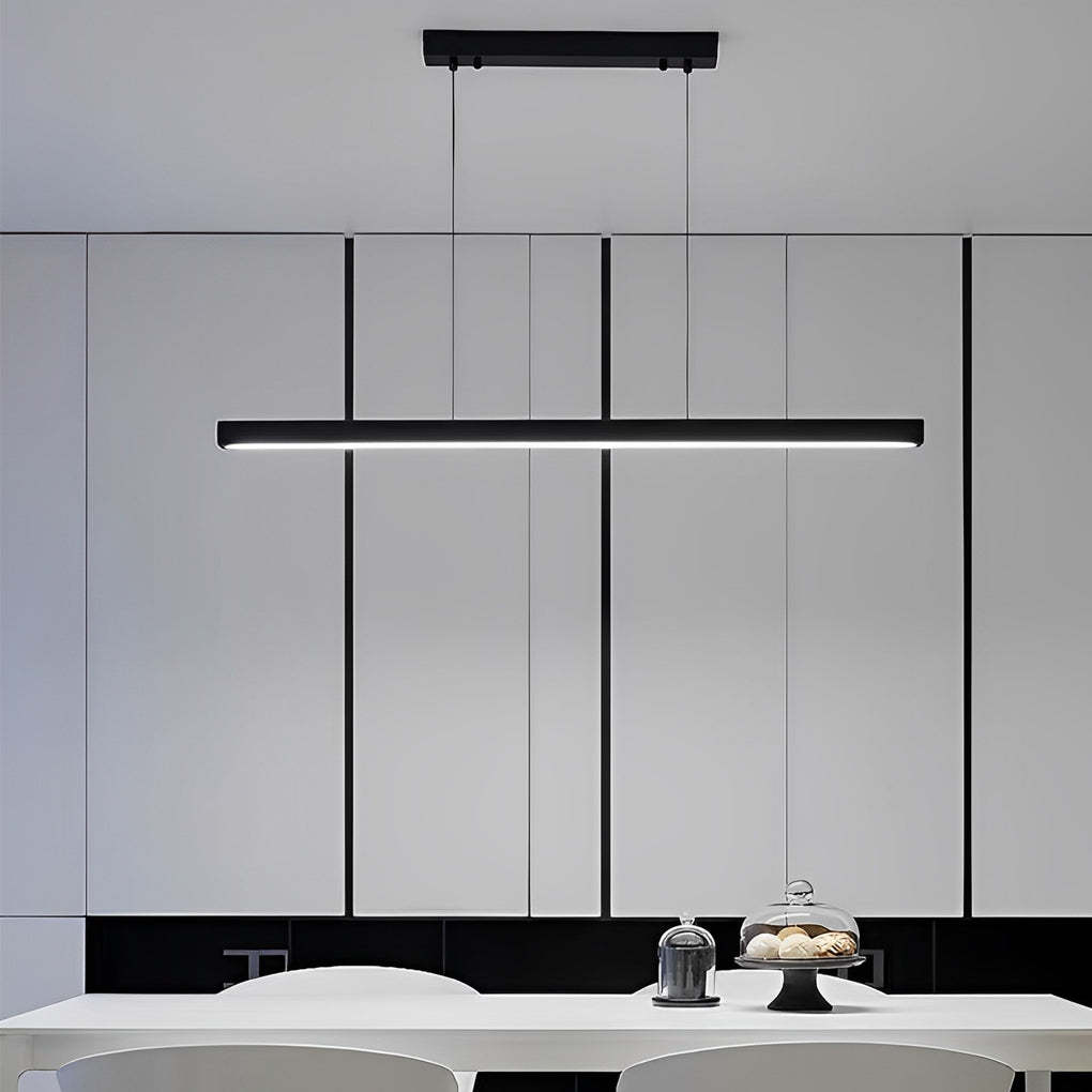 Minimalist Strip Stepless Dimming Black Modern - Cw