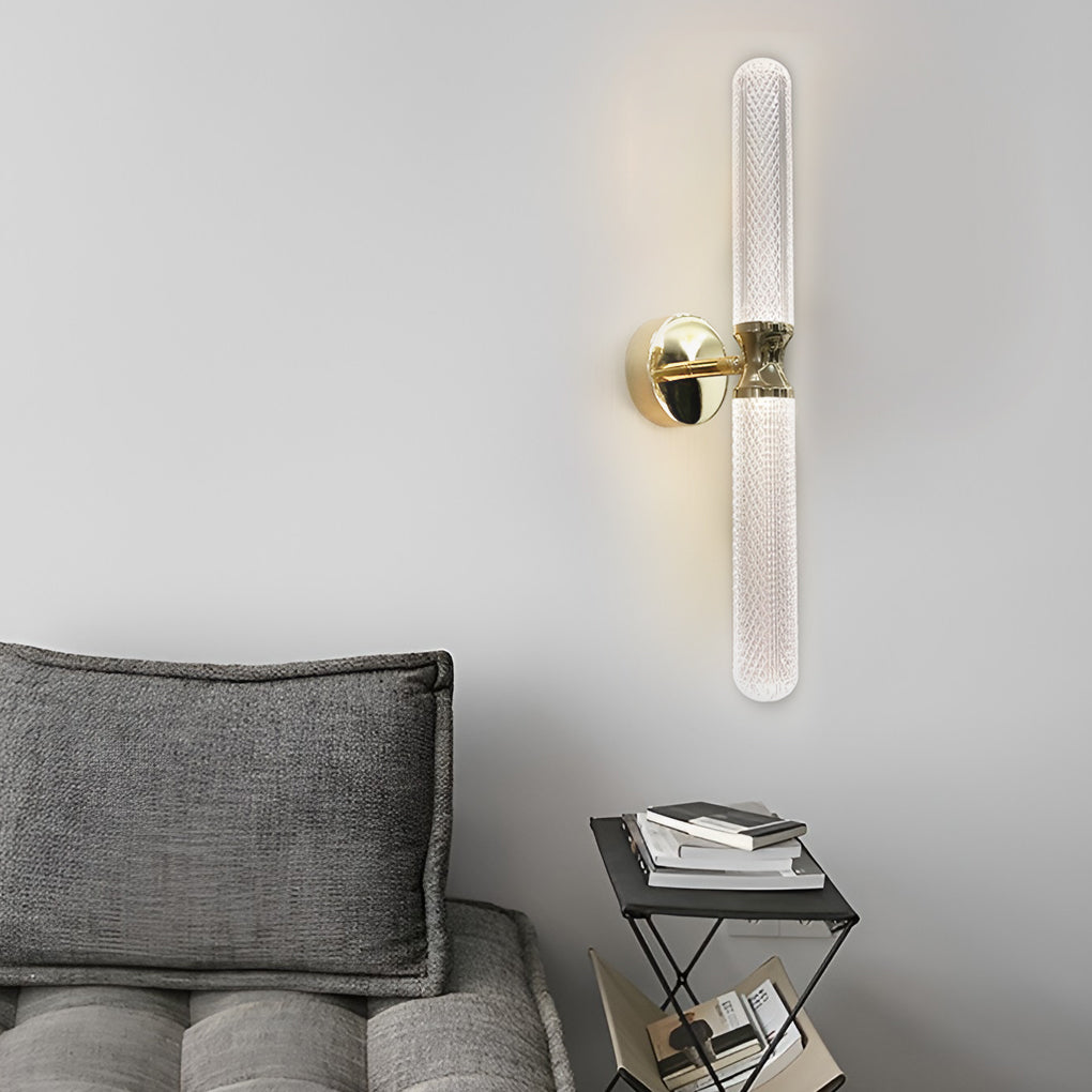 Minimalist Strip Three Step Dimming Light LED Modern Wall Sconces Lighting-Lighom