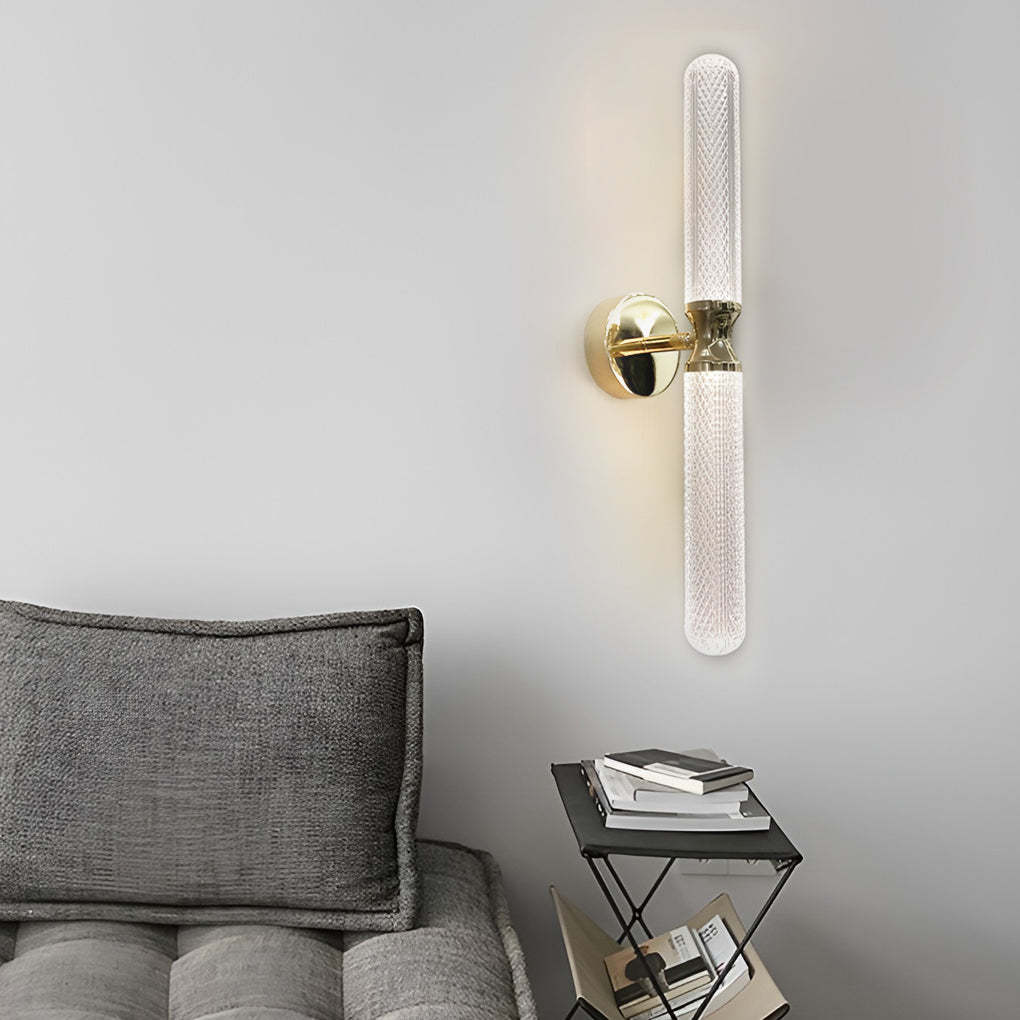 Minimalist Strip Three Step Dimming Light LED Modern Wall Sconces Lighting-Lighom