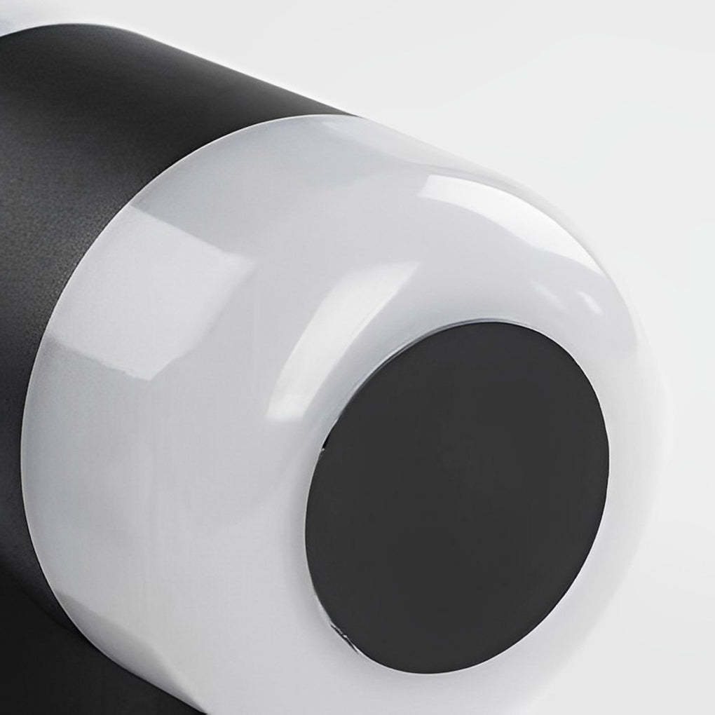 Round Up and Down Light LED Waterproof Black Modern Outdoor Wall Lamp-Lighom