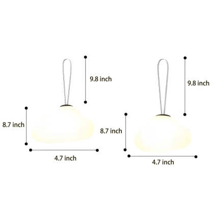 Waterproof Clouds Creative USB DC5V Rechargeable Outdoor Hanging Lights-Lighom