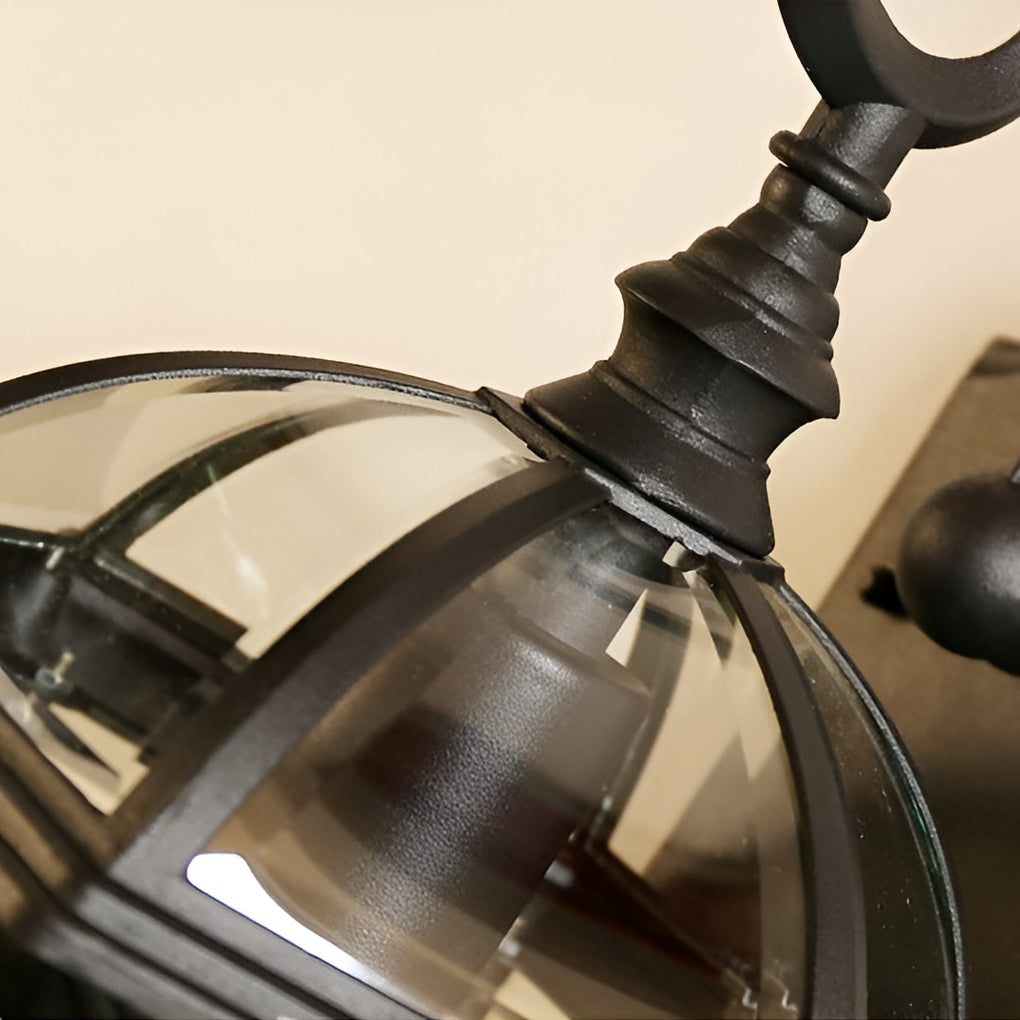 Double-layer Waterproof Glass E27 Vintage Wall Sconce Lighting Wall Lamp-Lighom