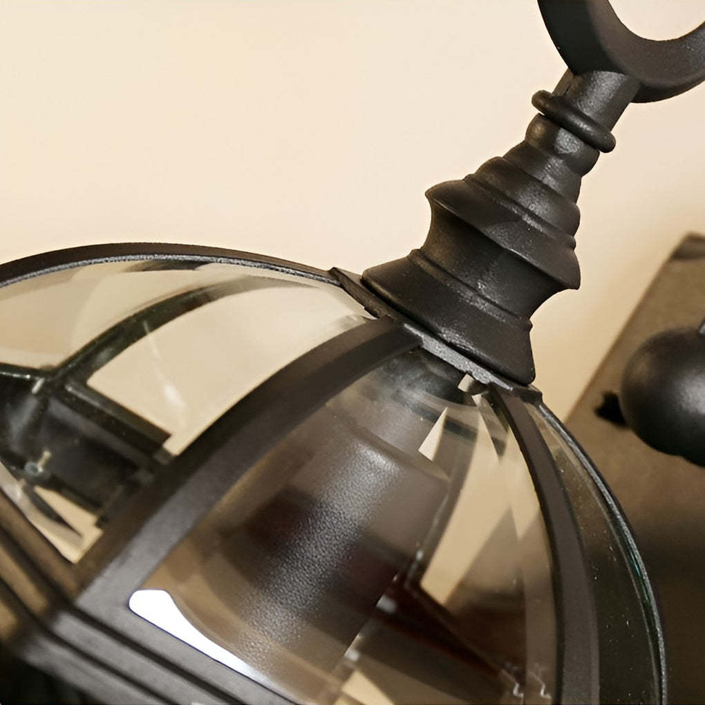 Double-layer Waterproof Glass E27 Vintage Wall Sconce Lighting Wall Lamp-Lighom