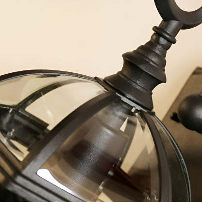 Double-layer Waterproof Glass E27 Vintage Wall Sconce Lighting Wall Lamp-Lighom