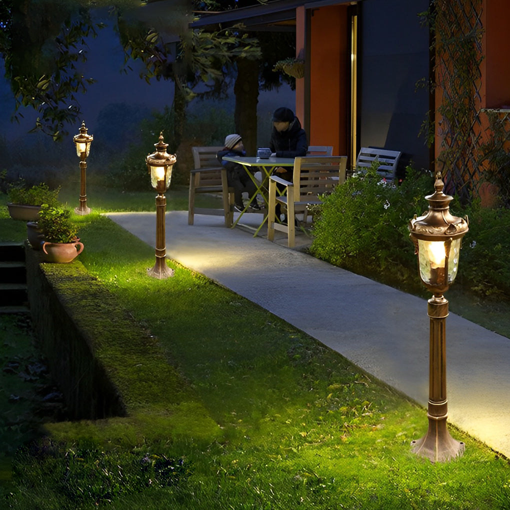 European-Style Waterproof Outdoor Lawn Lamp Elegant Pathway Lighting-Lighom