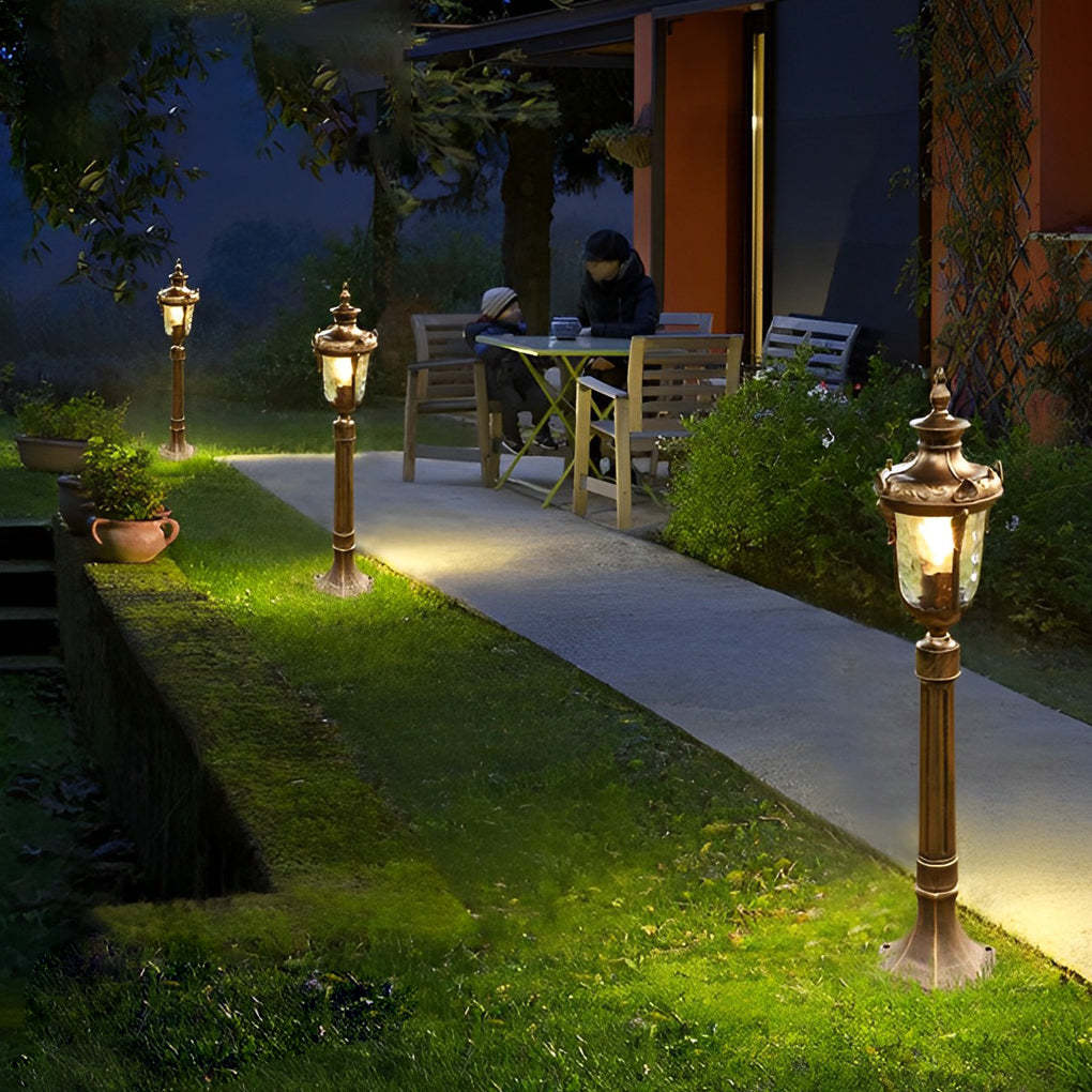 European-Style Waterproof Outdoor Lawn Lamp Elegant Pathway Lighting-Lighom