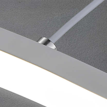 Double Wavy Minimalist LED Modern Chandelier