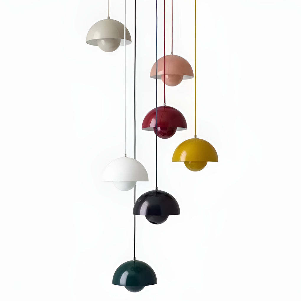 Metal Mushroom Nordic Flowerpot Pendant