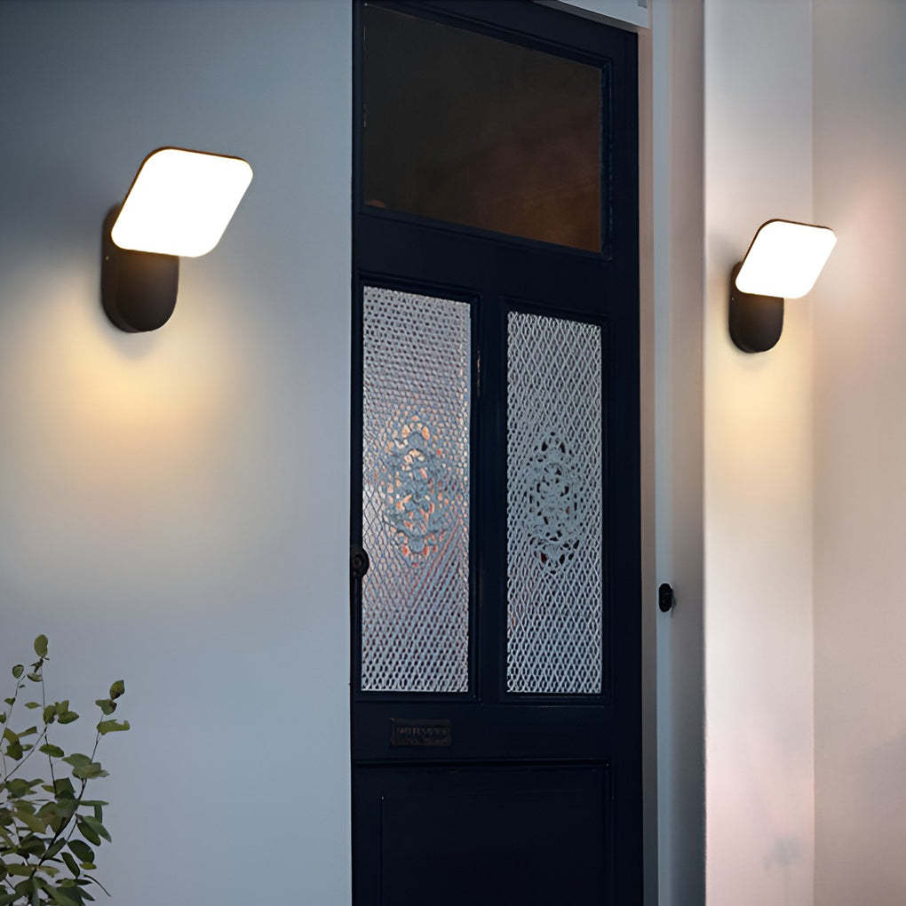 Square LED 12w Waterproof Modern Outdoor Wall Lamp Wall Sconces Lighting-Lighom