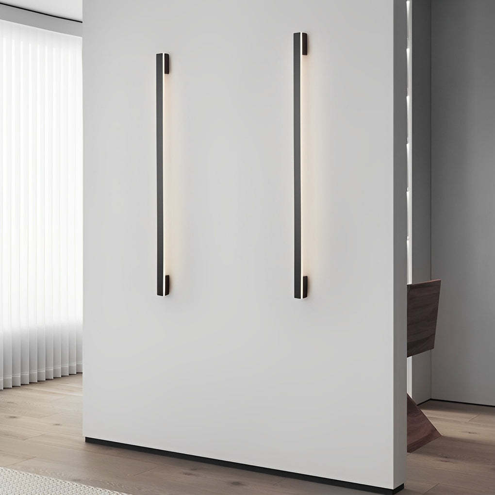 Long Strip Minimalist Three Step Dimming LED Copper Modern Wall Lamp-Lighom