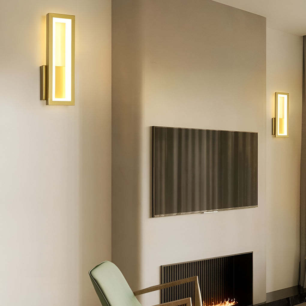 Rectangular LED Modern Wall Lamp Wall Sconce Lighting Wall Light Fixture-Lighom