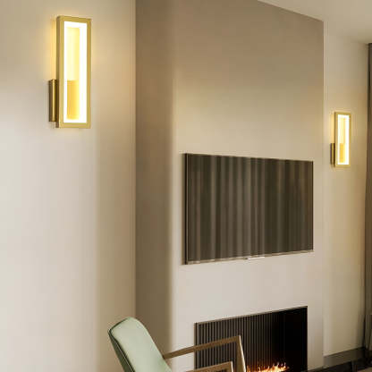 Rectangular LED Modern Wall Lamp Wall Sconce Lighting Wall Light Fixture-Lighom