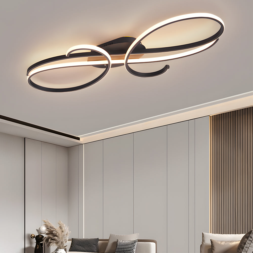 Musical Symbol Aluminum LED Ceiling Light