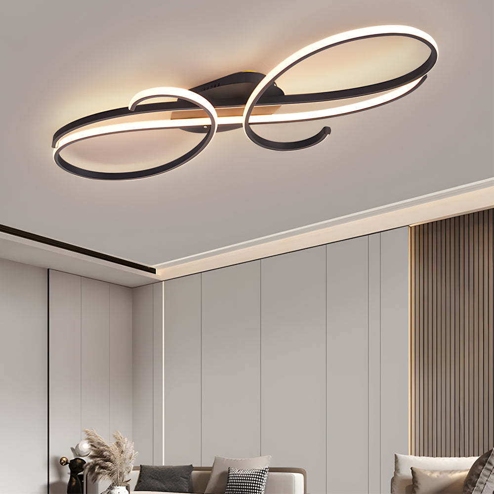 Musical Symbol Aluminum LED Ceiling Light