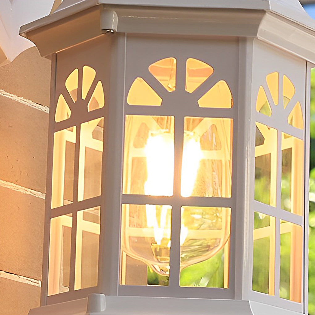 Waterproof Aluminum Alloy Glass LED European Style Outdoor Wall Lights-Lighom