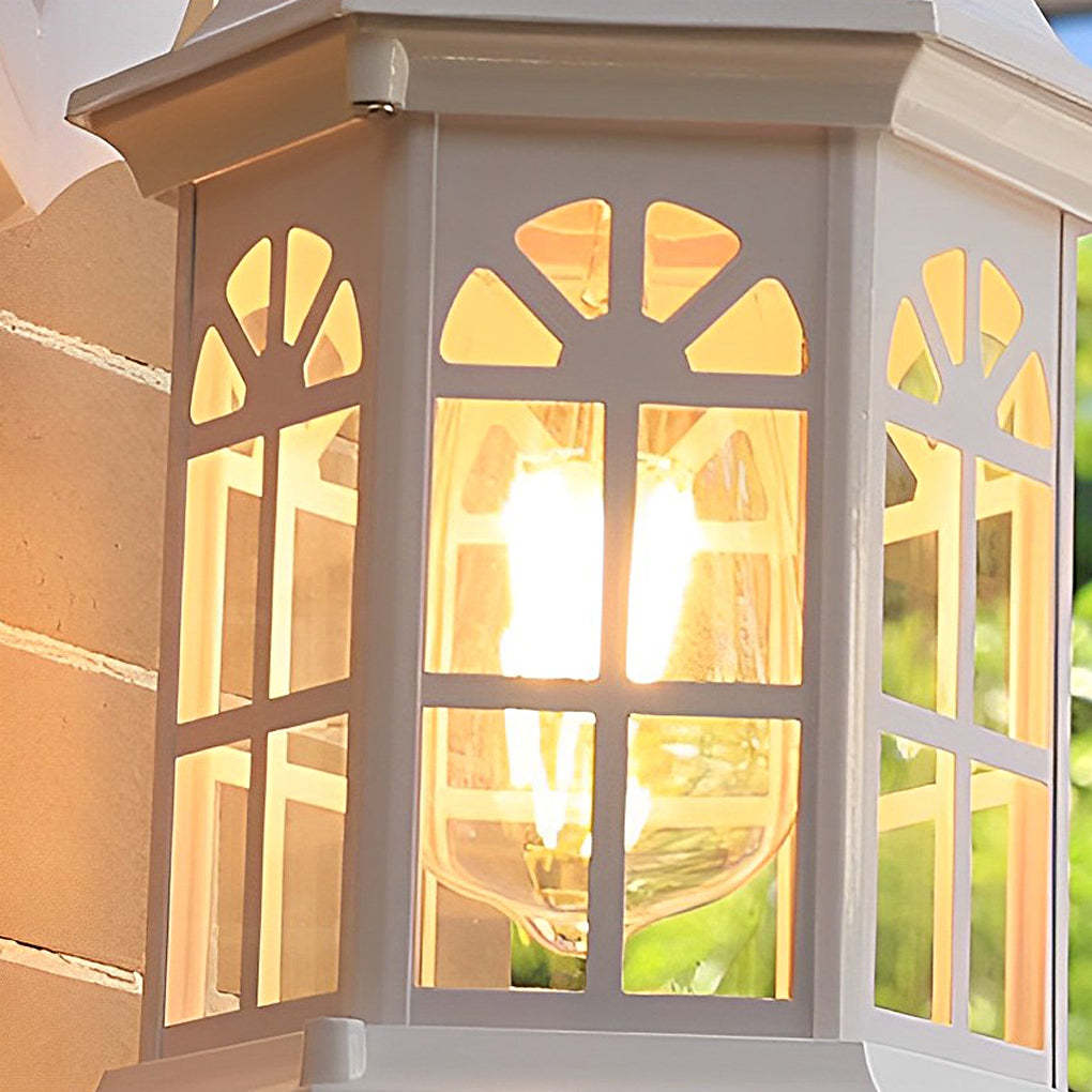 Waterproof Aluminum Alloy Glass LED European Style Outdoor Wall Lights-Lighom