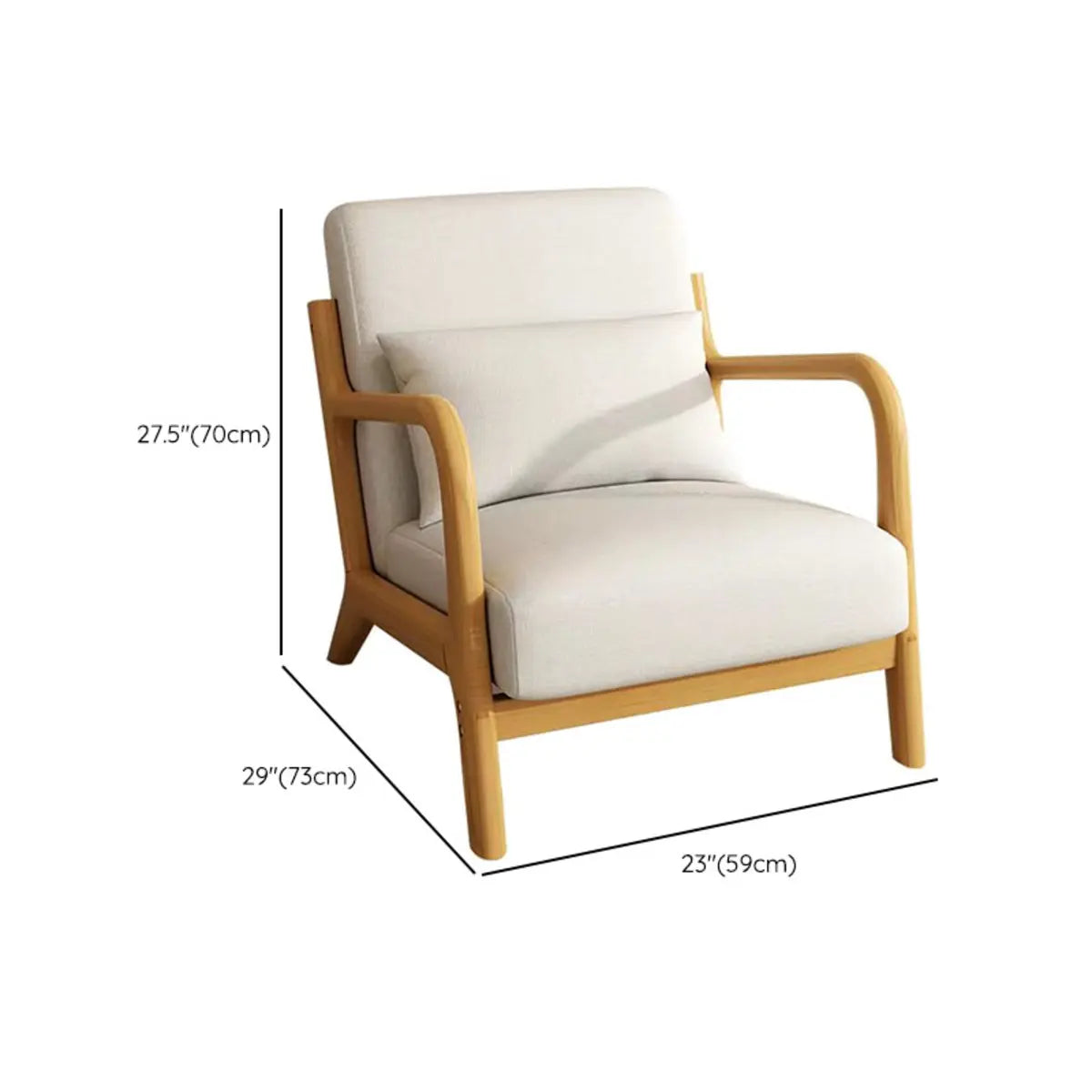 Ergonomic Green Tech Cloth Four Leg Accent Chair
