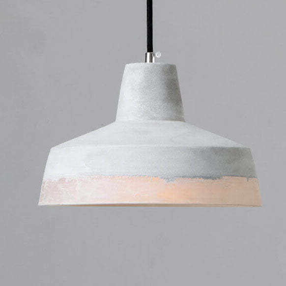 Industrial Gray Cement Pendant Light