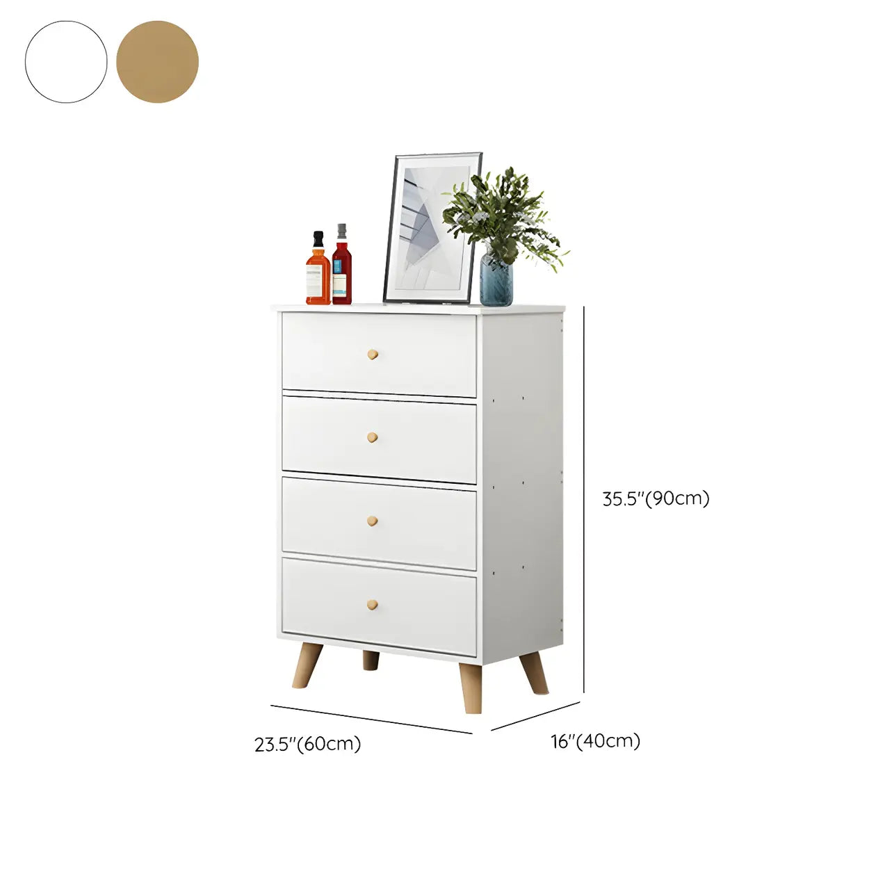 Natural Wood 9-Drawer Dresser