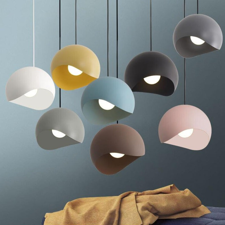 Modern Macaron Magic Bean Metal Pendant