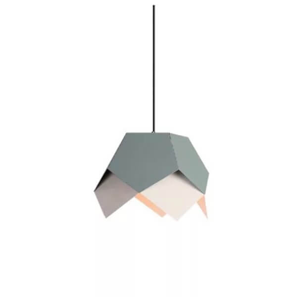 Modern Colorful Geometric Lotus Pendant Light