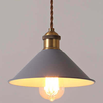 Nordic Macaron Bell Metal Pendant Light